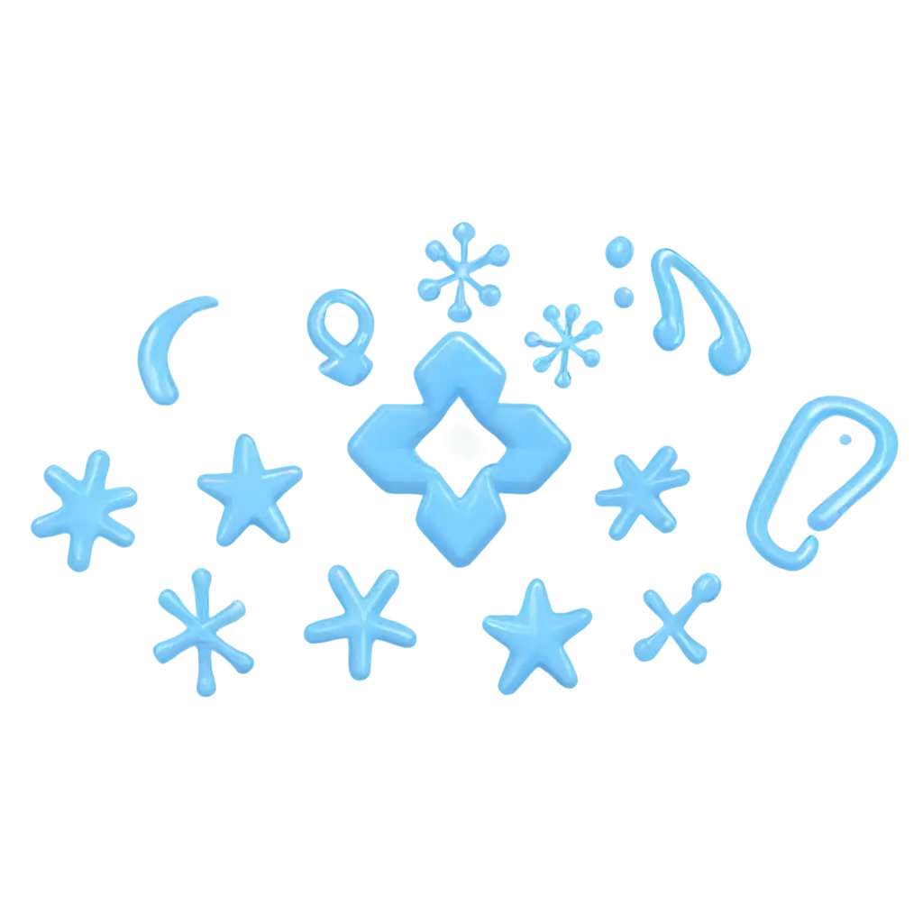 3D-Blue-Winter-Icon-PNG-Crisp-and-Clear-Digital-Design-for-Seasonal-Use