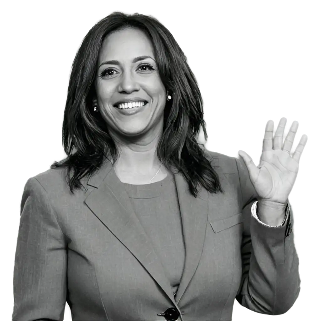 Kamala-Harris-Black-and-White-PNG-Image-HighQuality-Clarity-for-Diverse-Applications