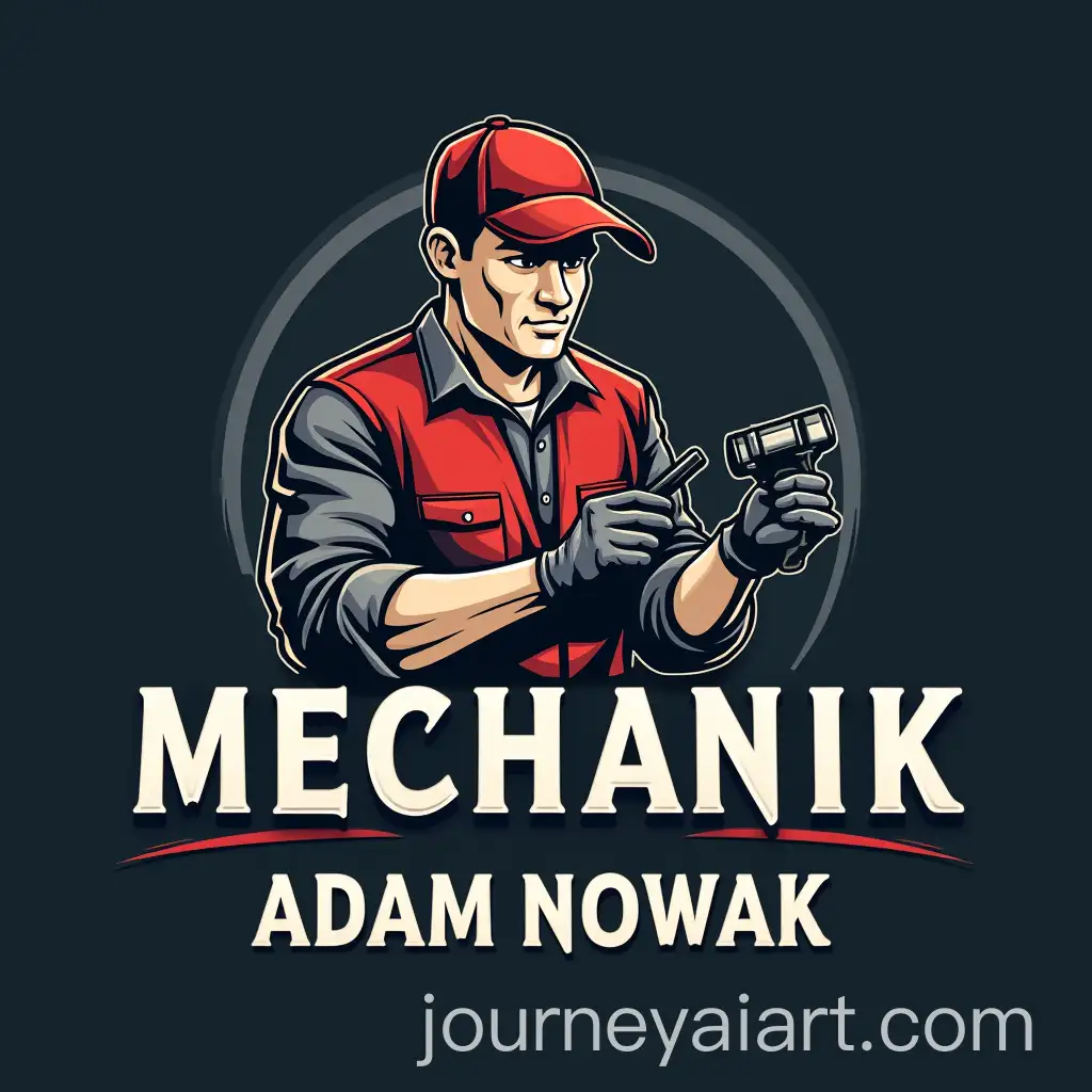 Professional-Car-Mechanic-Logotype-for-Adam-Nowak