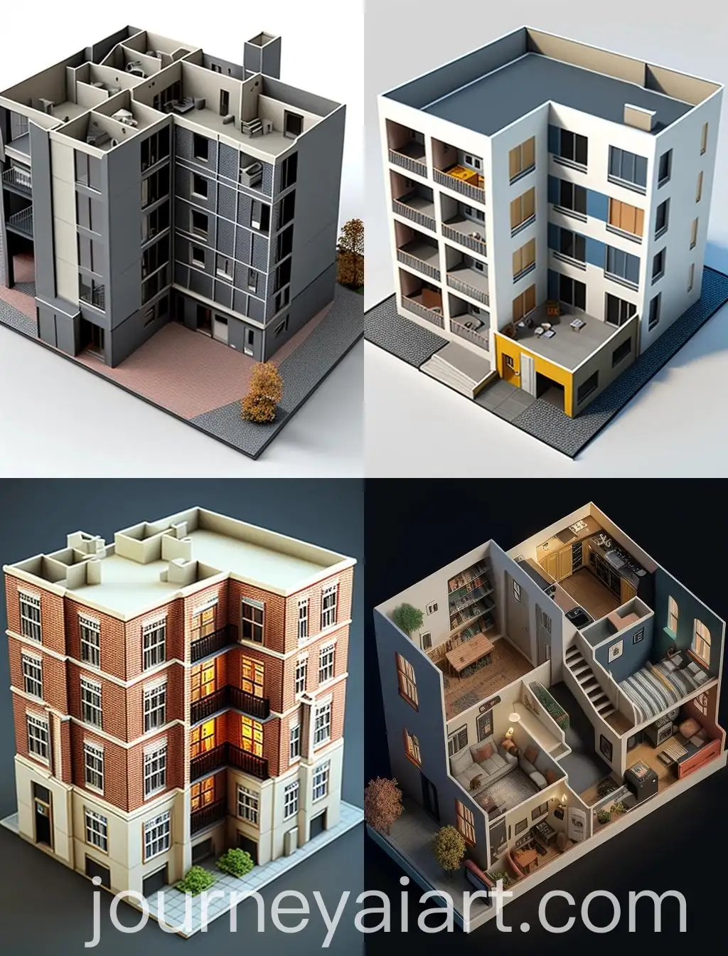 Modern-3-Bedroom-Flat-Building-Design-in-3D
