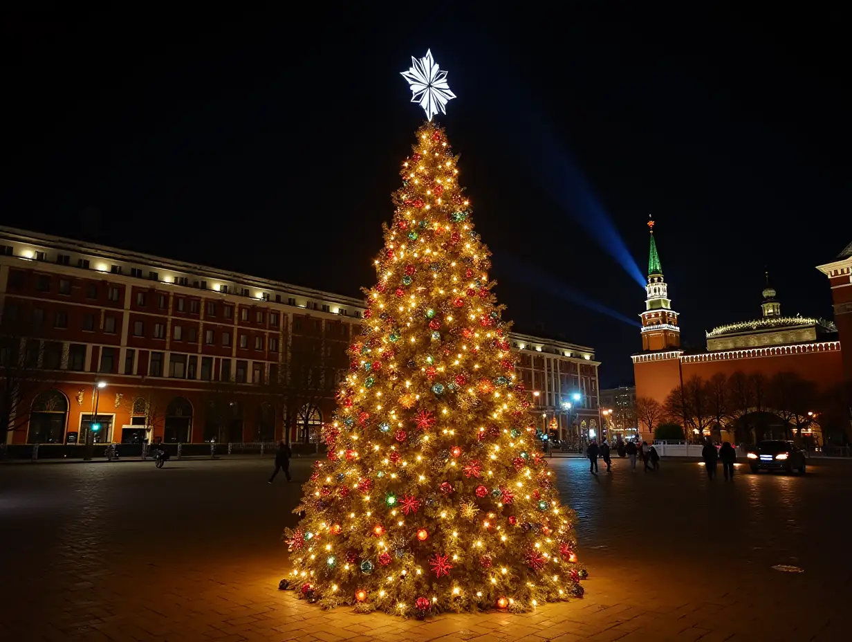 Luxurious-New-Years-Tree-in-Festive-Moscow