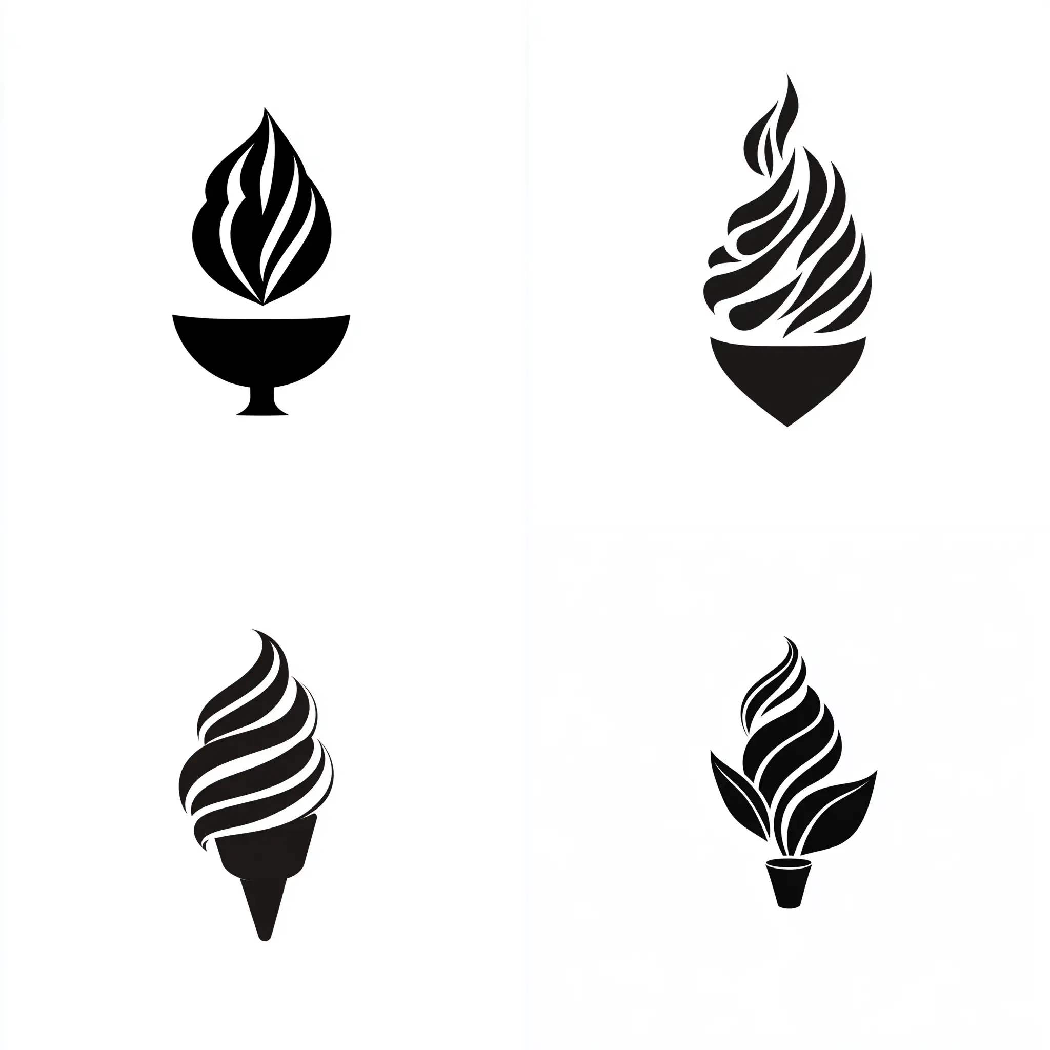 Elegant-Black-Ice-Cream-Logo-on-White-Background