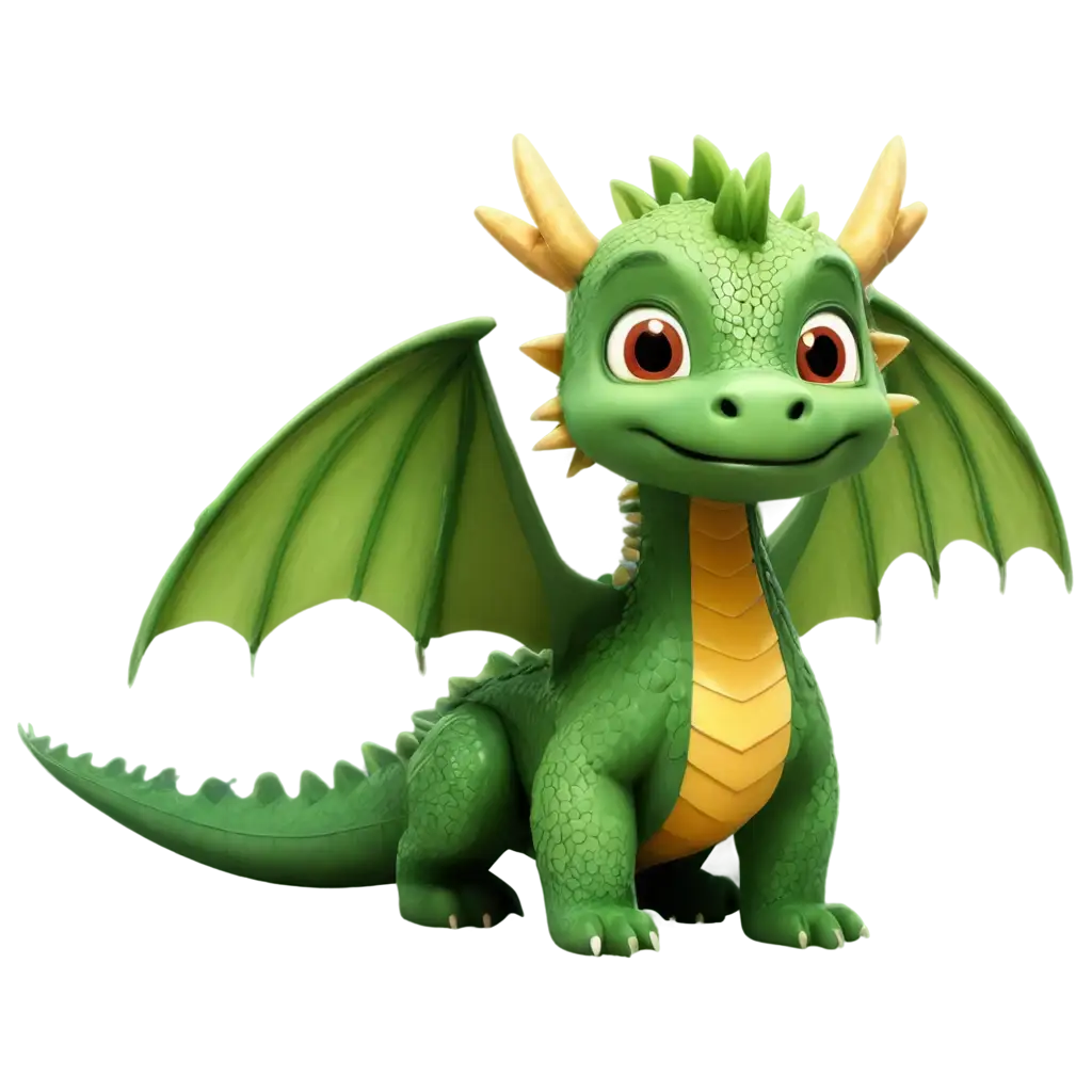 Cartoon-Dragon-PNG-Create-a-Cute-and-Playful-Dragon-Illustration