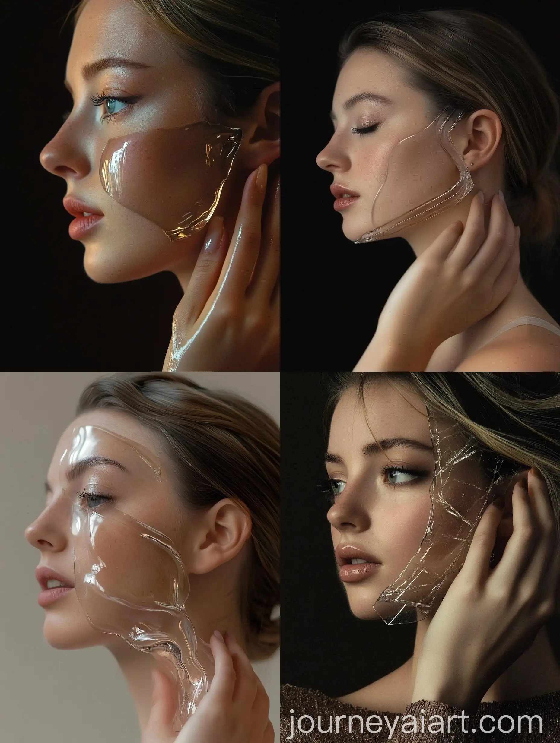 Young-Woman-with-Glass-Mask-Portrait