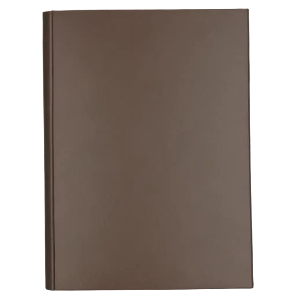 Closed-Plain-Chocolate-Book-PNG-Image-for-Versatile-Digital-Use