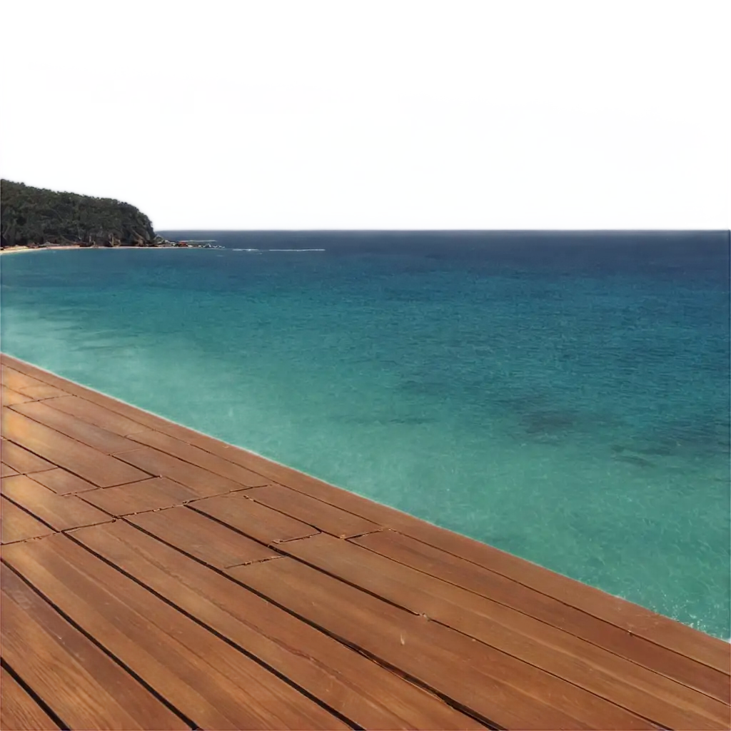 HighQuality-PNG-Image-of-Wooden-Floor-with-Ocean-Background