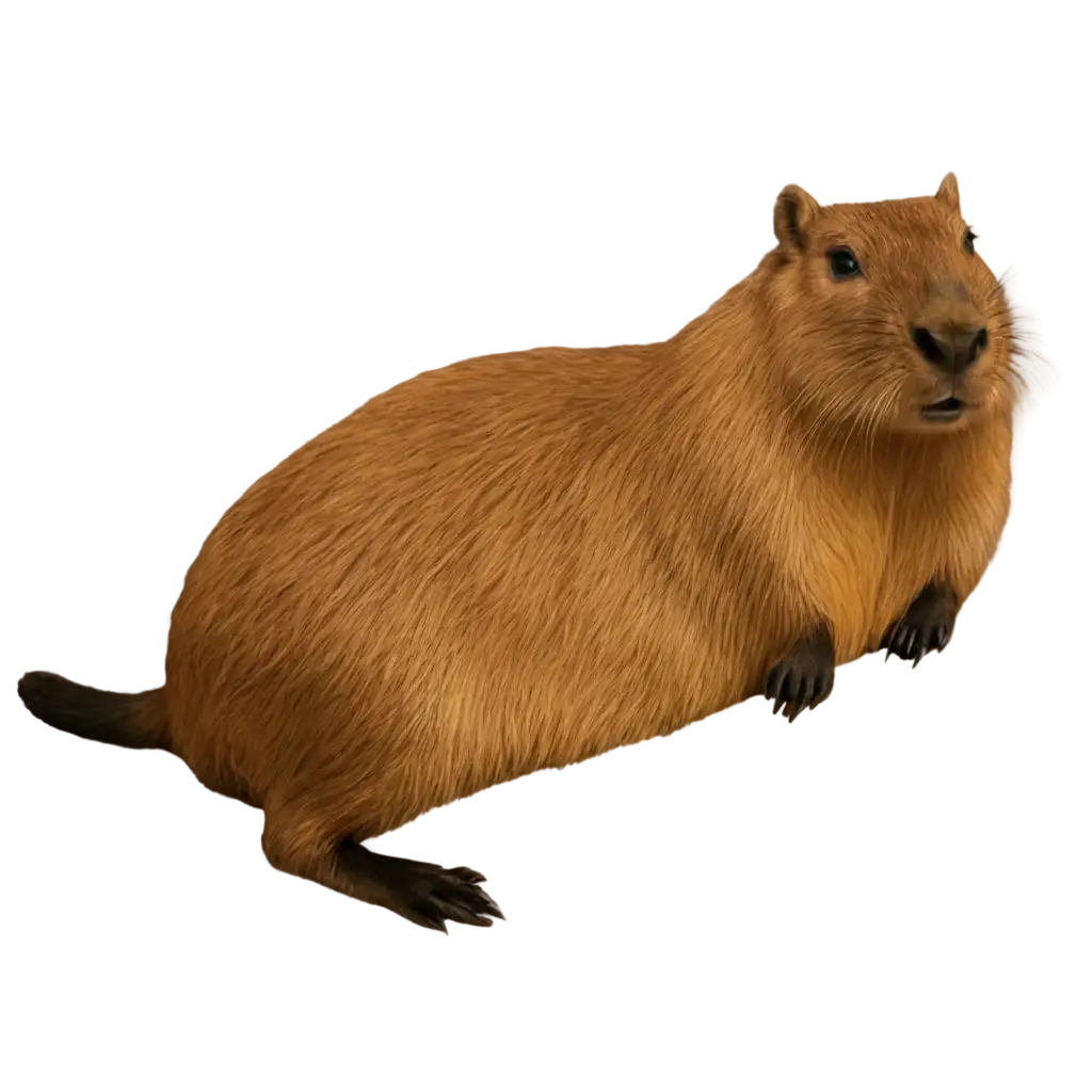 HighQuality-PNG-Image-of-a-Capybara-Lounging-on-a-Couch-Explore-its-Charm-and-Detail