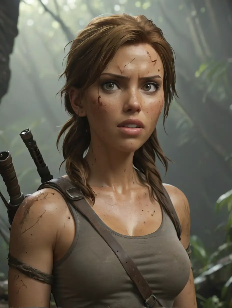 Scarlett-Johansson-as-Lara-Croft-in-Tomb-Raider-Adventure-Scene