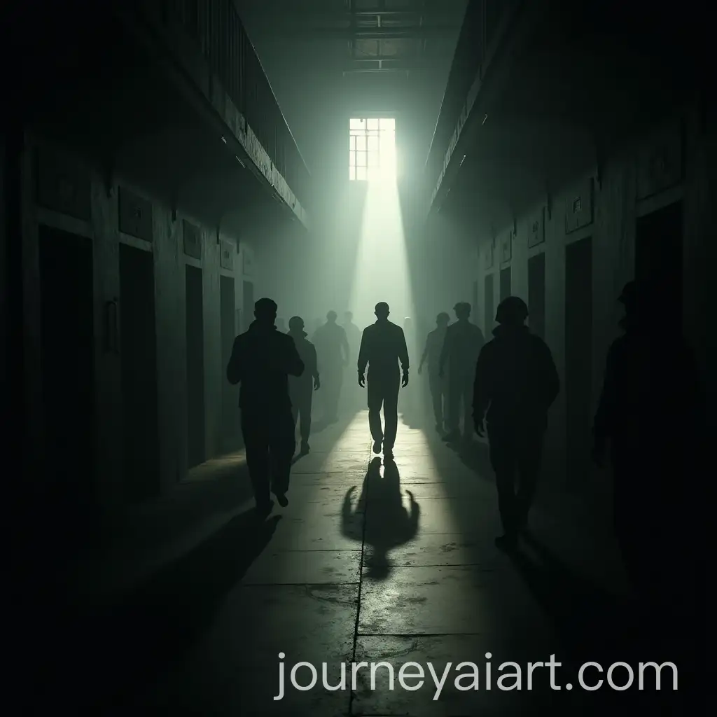 Dismal-Prison-Interior-with-Glimpse-of-Hope-Through-Sunlight