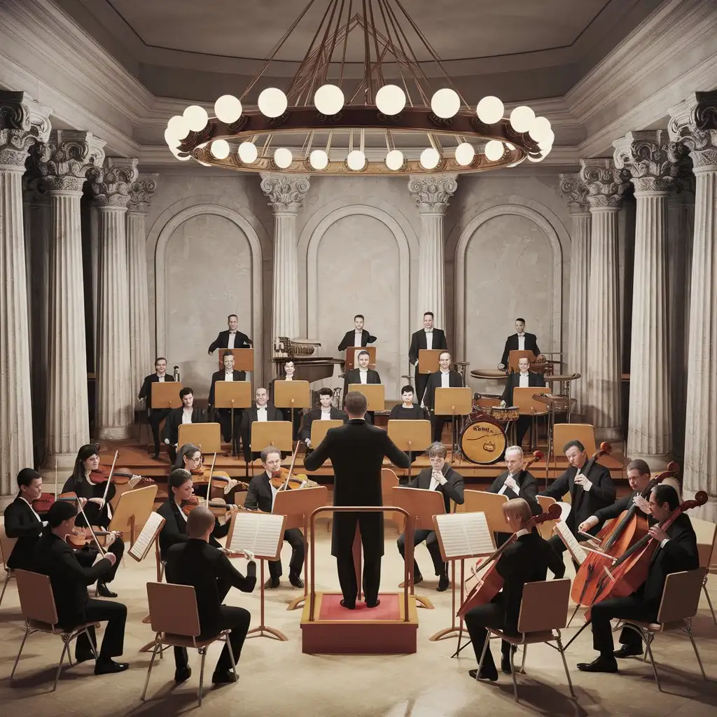 3D-Symphony-Orchestra-Musicians-Performing-on-Stage