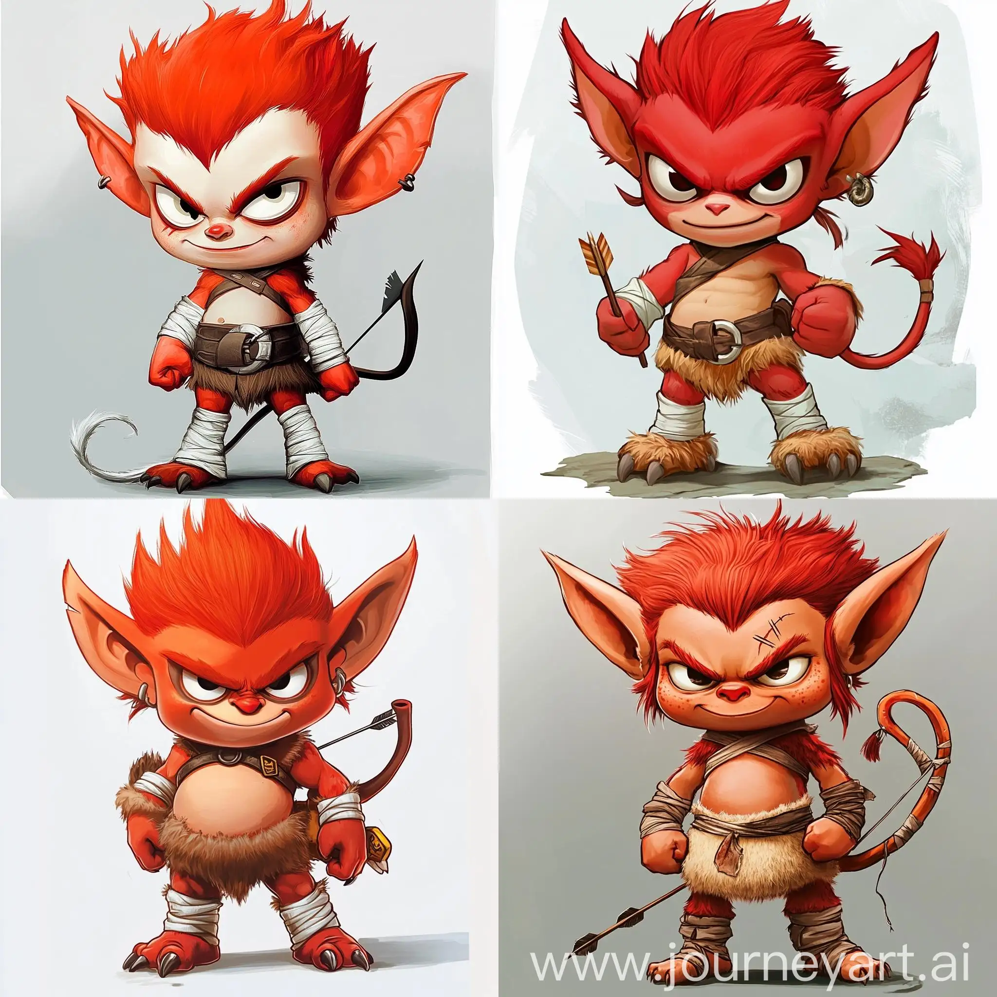 Playful-Red-Imp-with-Bandages-and-Arrow-Tail