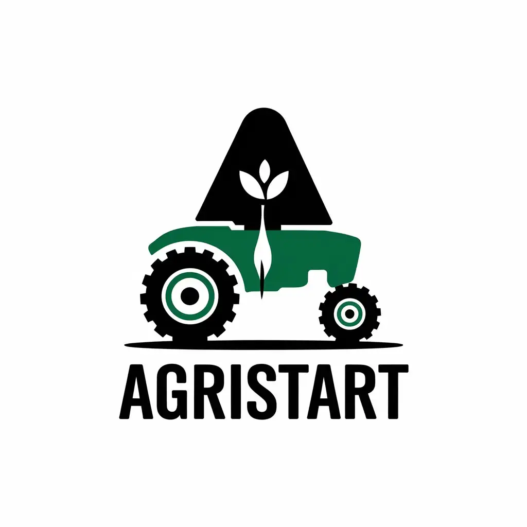 LOGO-Design-For-Agristart-Rocket-A-with-Tractor-Wheel-G-and-Cotyledonary-Sapling-T