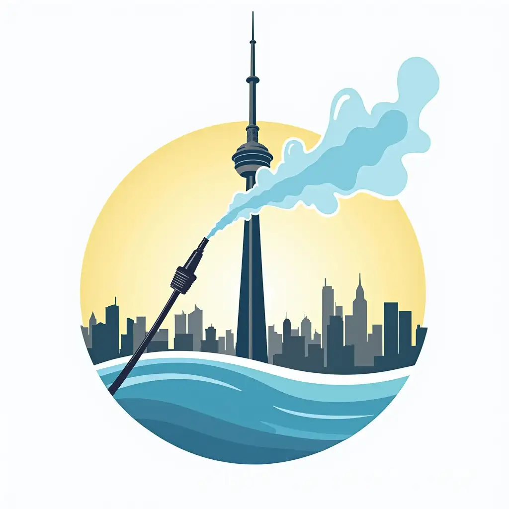 Clean-and-Neat-Wash-Logo-with-Subtle-CN-Tower-Reference-and-Water-Splash