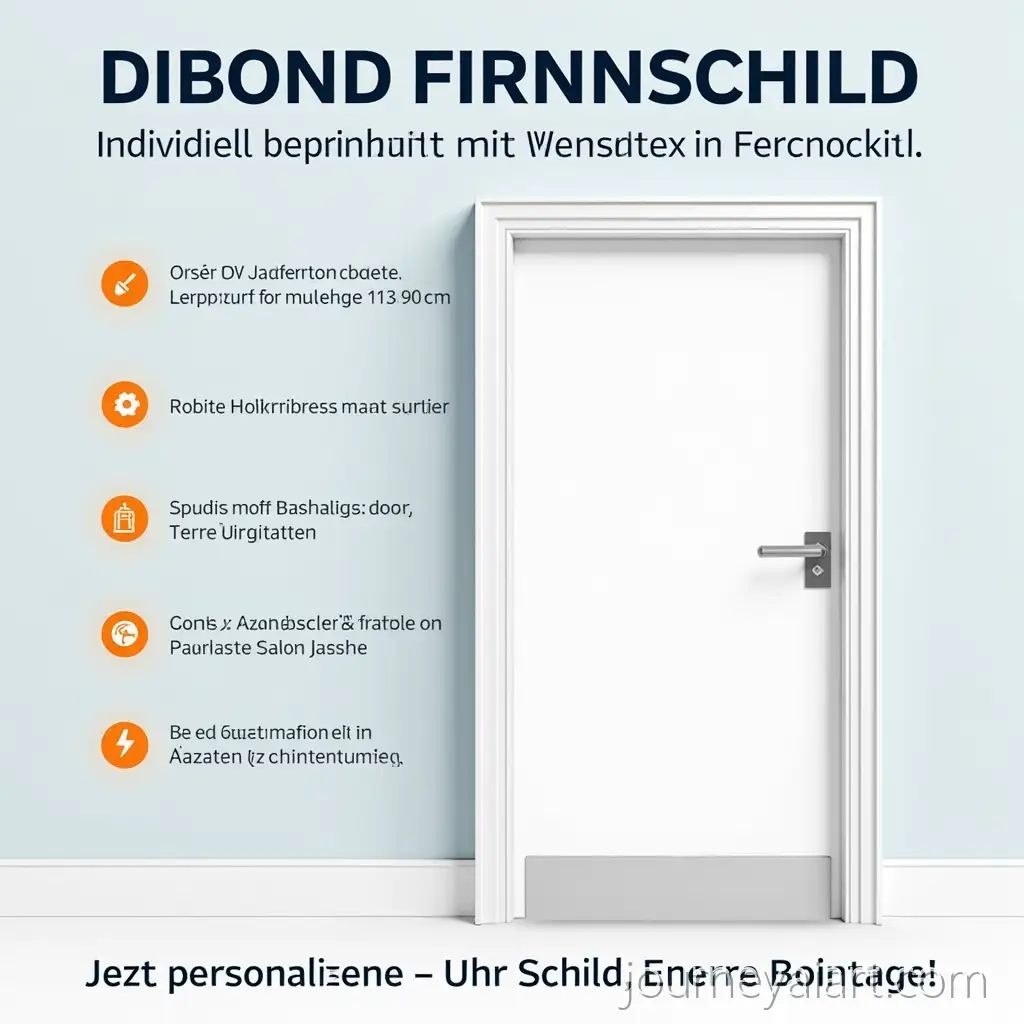 Custom-DibondDibond-aluminum-sign-infographic-Aluminum-Composite-Sign-for-German-Market-with-Key-Features-and-Personalization-Options