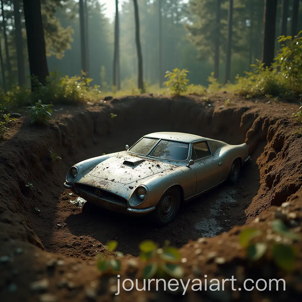 Excavating-Buried-Tesla-Car-Realistic-Archaeological-Discovery