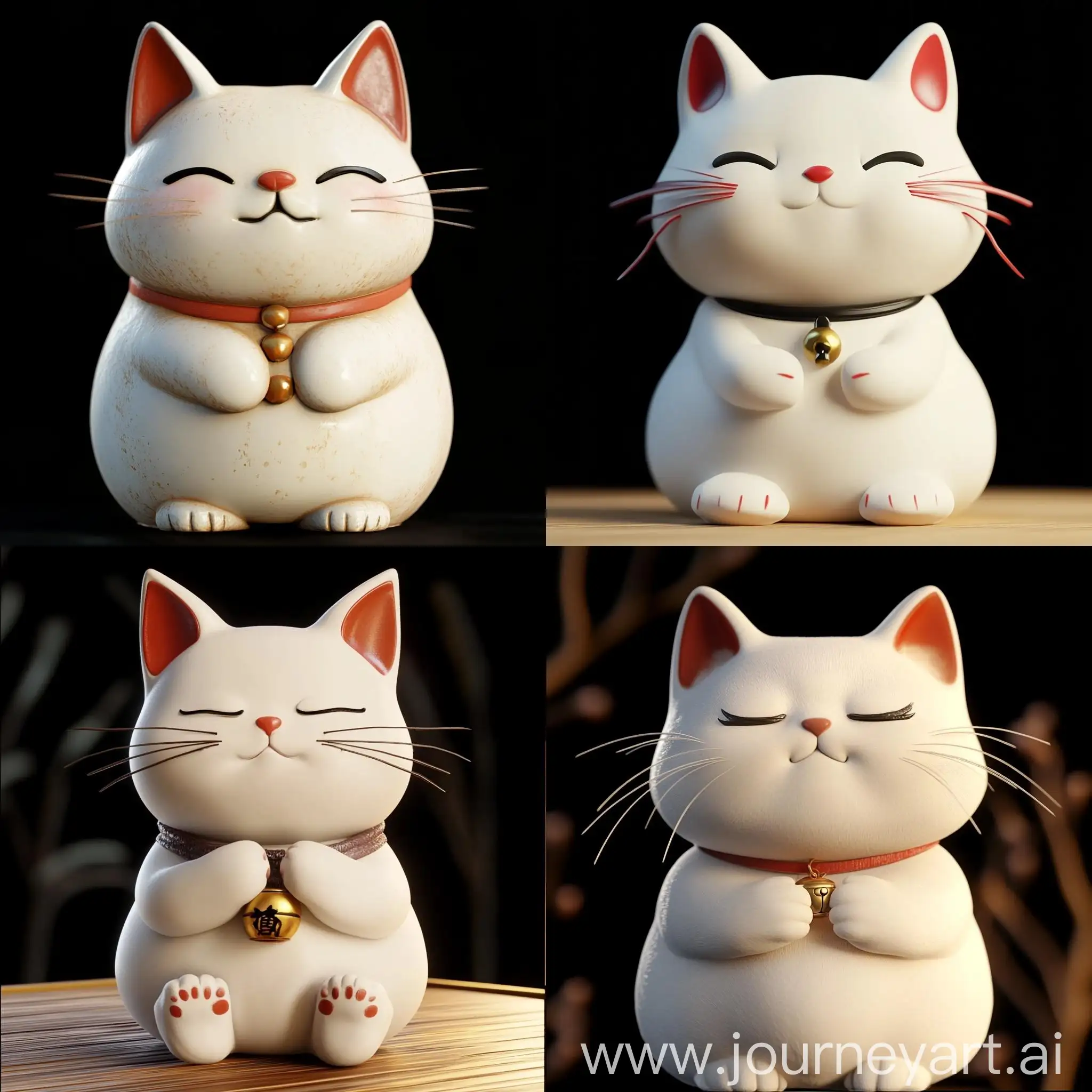 Sad-3D-Japanese-Cat-Giving-Dislike