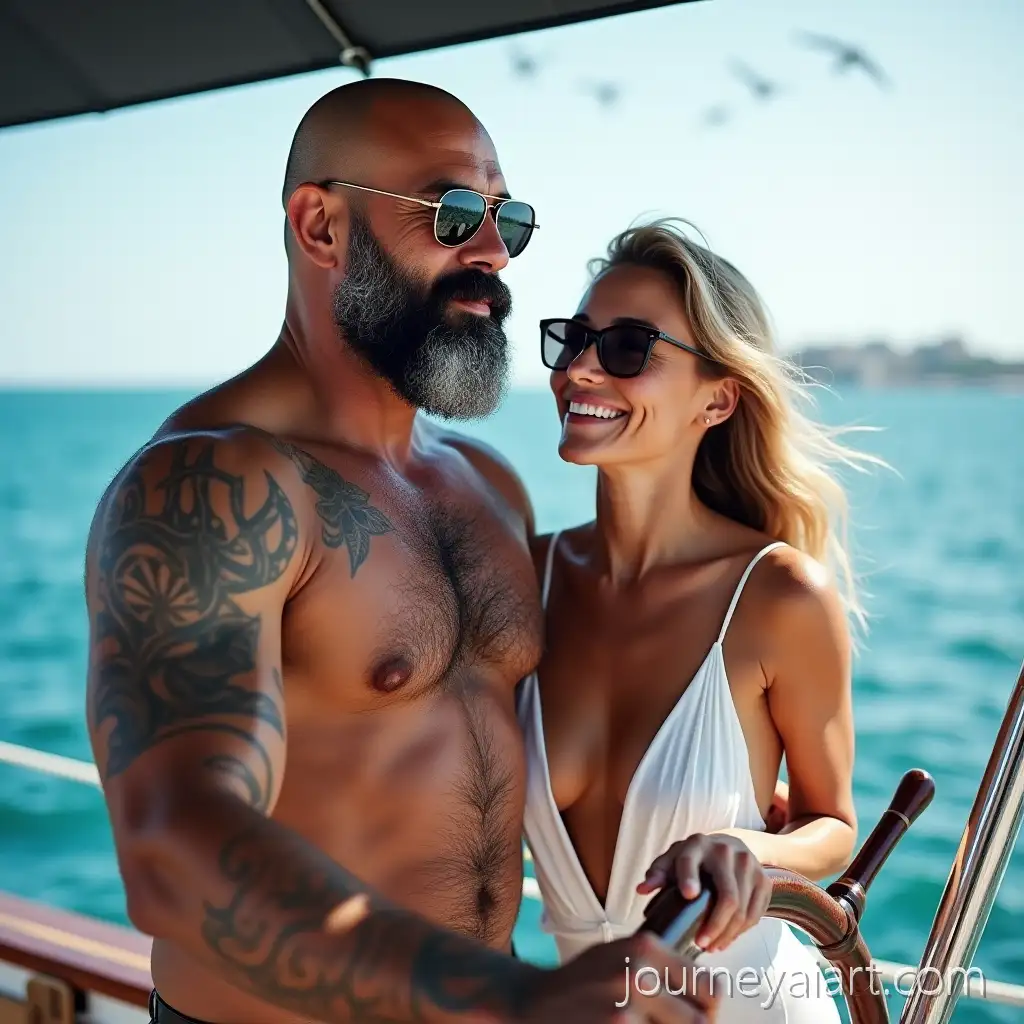 Muscular-CaptainAI-Image-Expansion-with-Girlfriend-Steering-Ship-Through-Open-Sea
