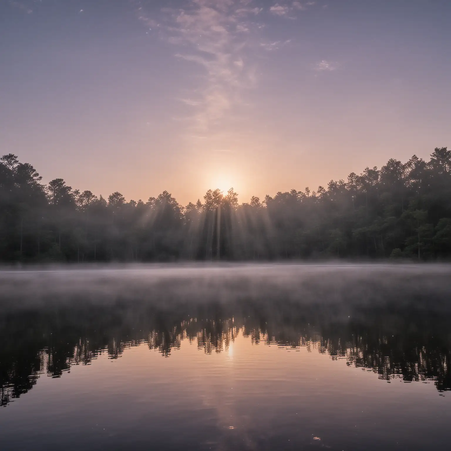 Tranquil-Landscape-of-Serenity-with-Gentle-Waters-and-Lush-Flora