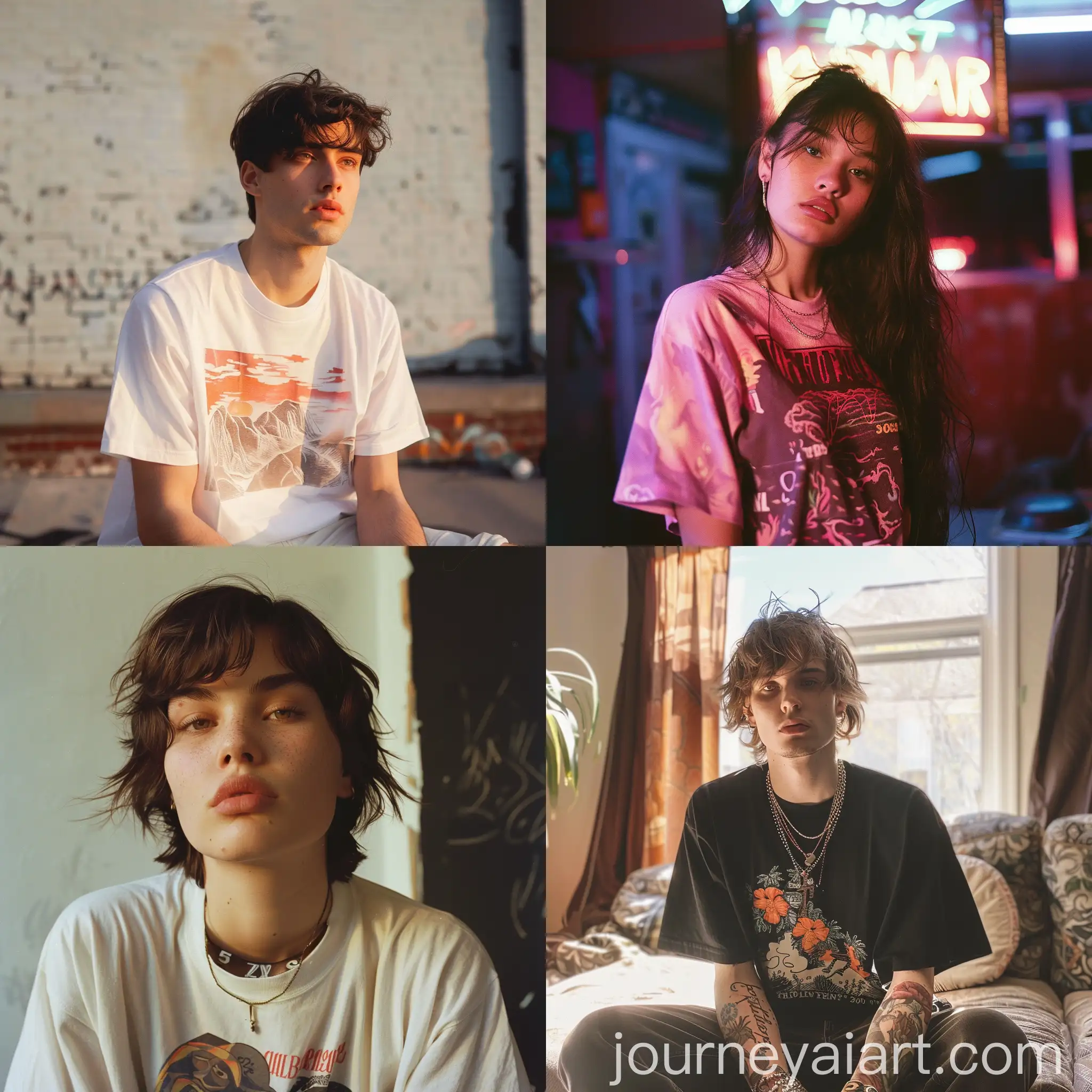 Young-Adults-in-Gildan-2000-Shirts-in-Cool-and-Collected-Setting