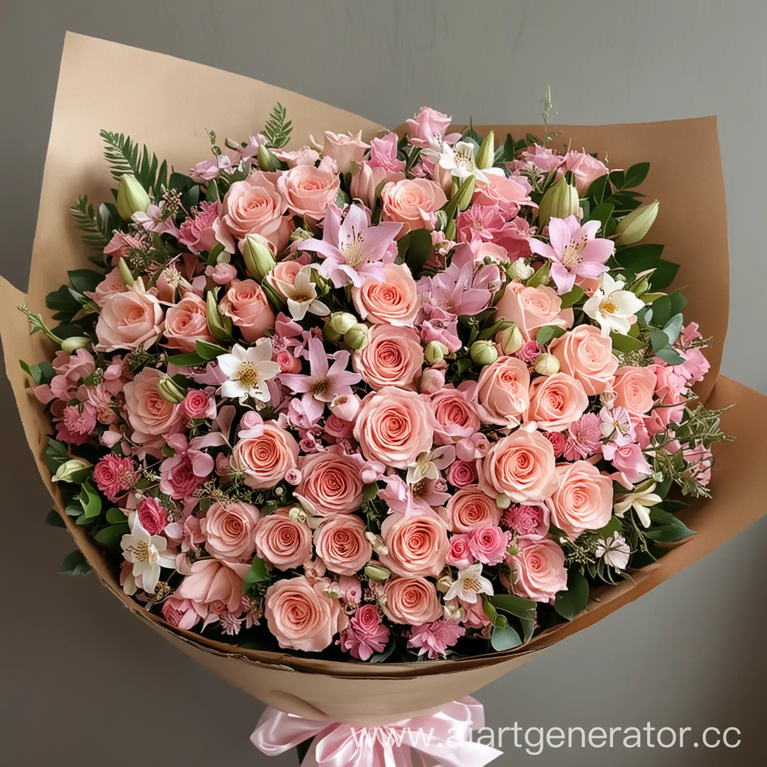 Luxurious-Bouquet-of-Pink-Tones-in-Floristics