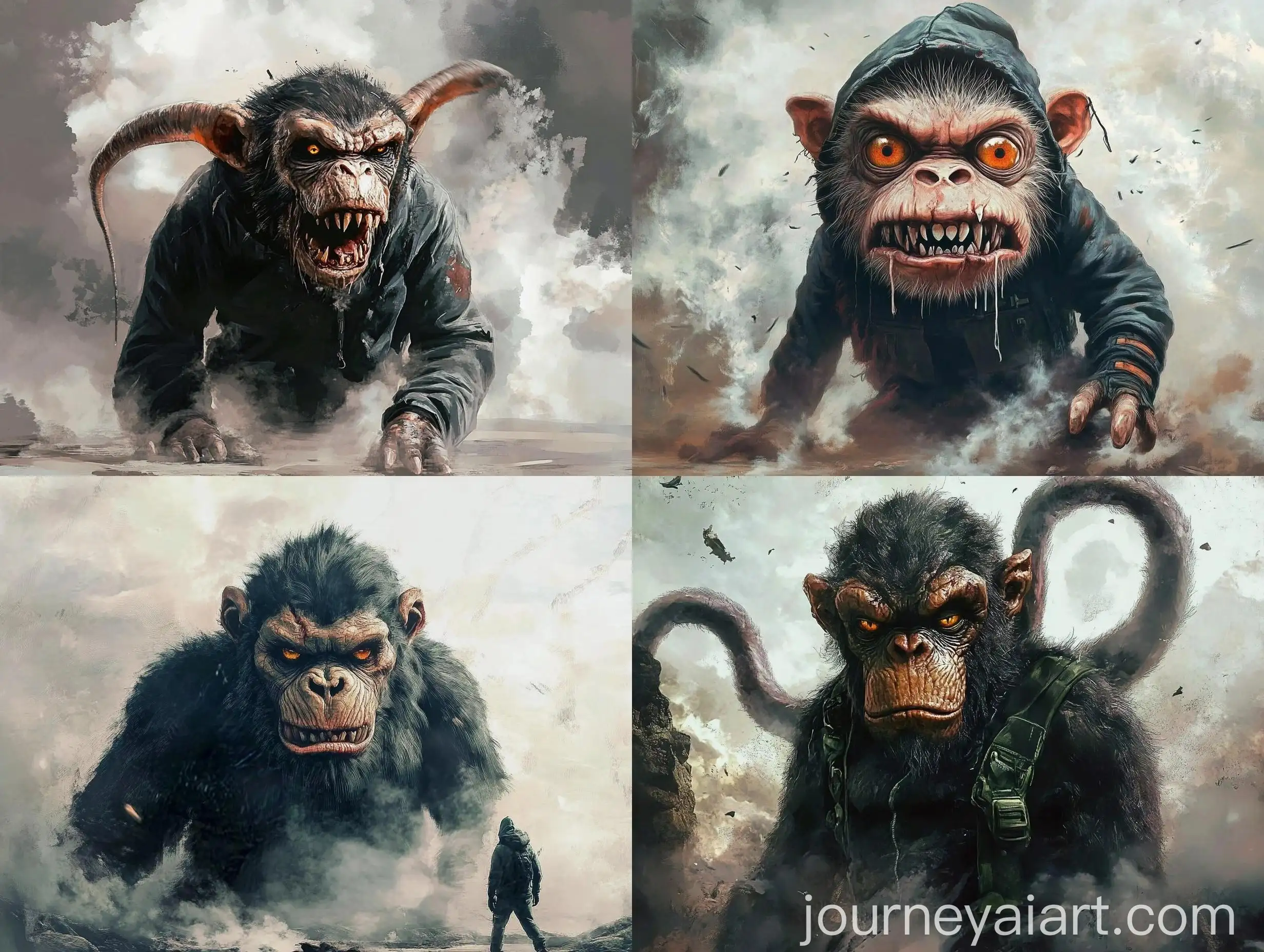 Fierce-Monster-Roaming-Through-a-Mystical-Landscape