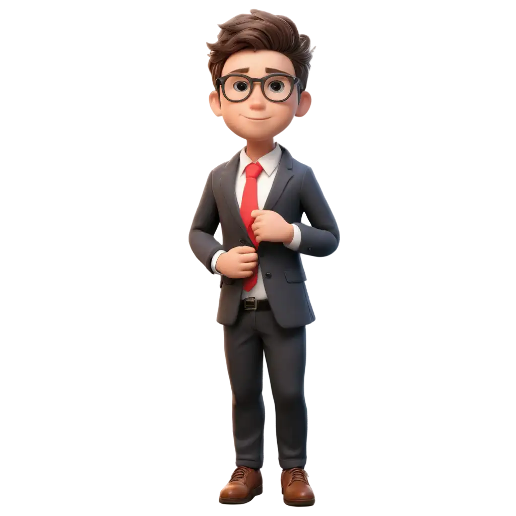 3D-Baby-Boy-in-a-Business-Suit-PNG-Image-Thinking-Pose-with-Glasses