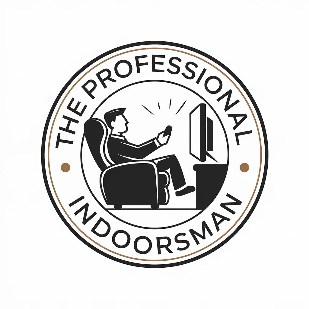 LOGO Design for The Professional Indoorsman Recliner TV Remote Theme for Education Industry