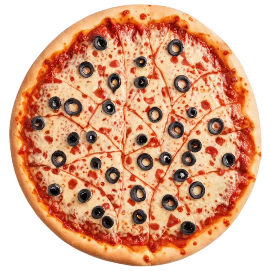 Topview-Delicious-Pizza-PNG-Image-Perfect-for-Clear-HighQuality-Visuals