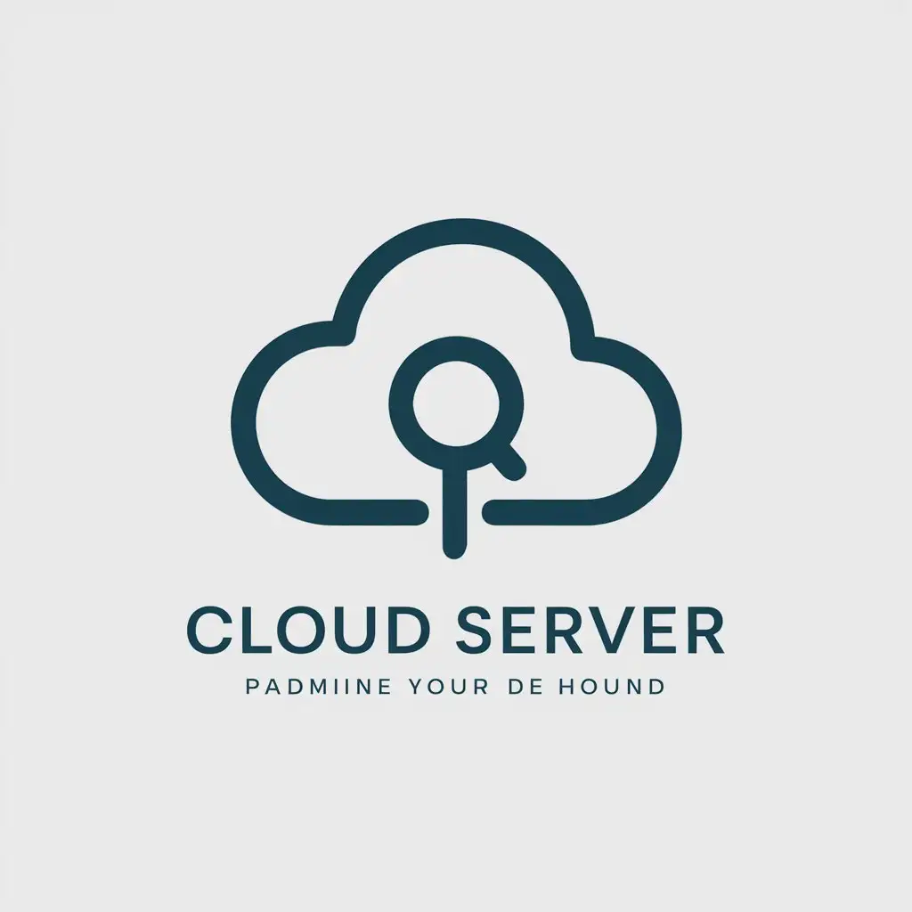 LOGO-Design-for-Cloud-Server-Minimalistic-Qia-Qia-Symbol-in-Internet-Industry