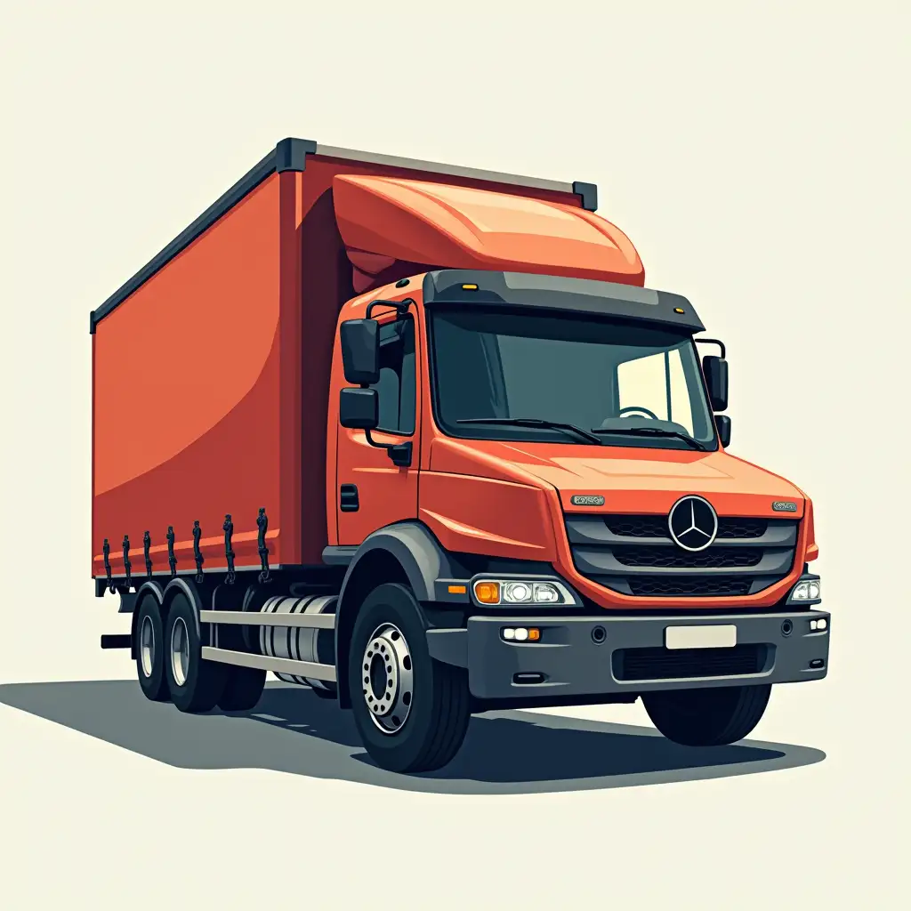 create a logo for a general transport truck in italy