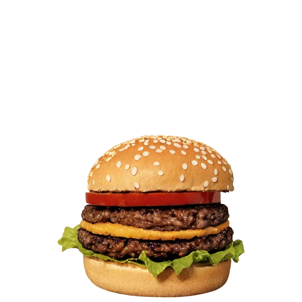 PNG-Image-Usage-ScenariosSingle-Burger-PNG-Image-HighQuality-Transparent-Background-for-Versatile-Use