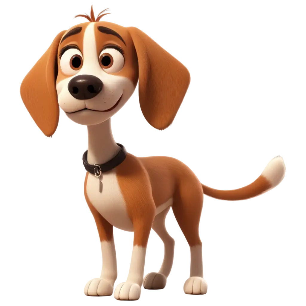 Cartoon-Pixar-Style-Beagle-Dog-PNG-Image-Vibrant-and-Playful-Character-Illustration