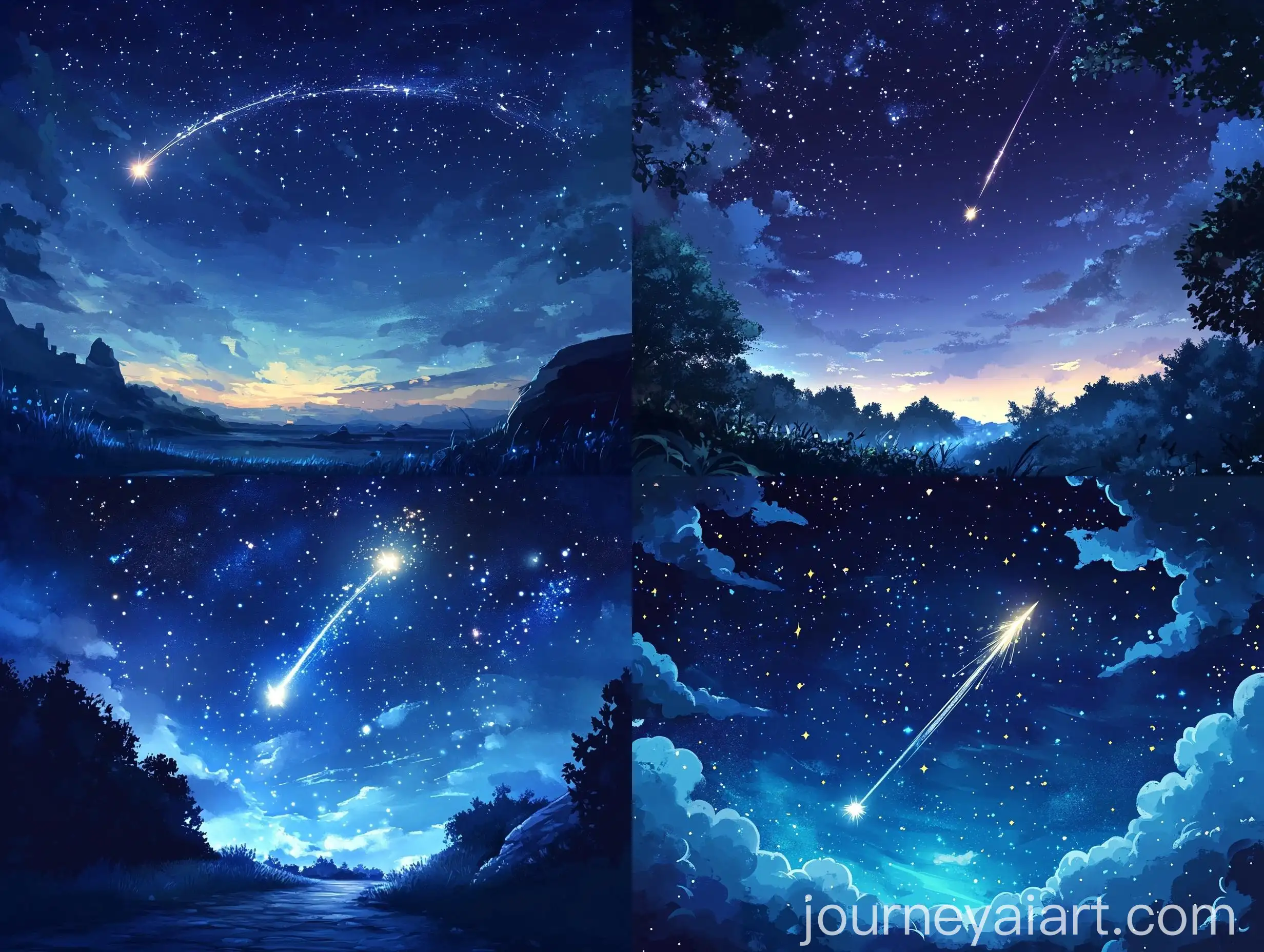 Anime-Style-Night-Sky-with-Falling-Star-and-Starscape