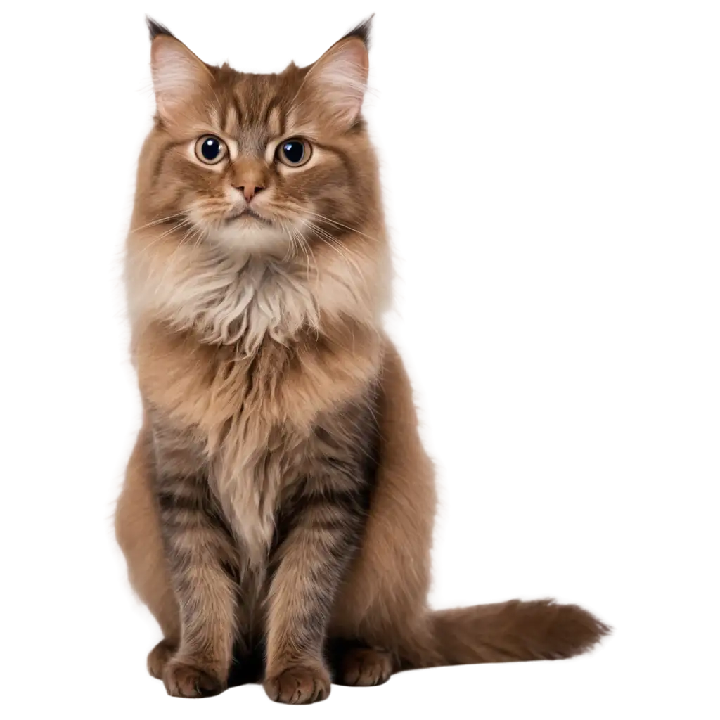 Explore-the-World-of-a-Curious-Fluffy-Cat-HighQuality-PNG-Image