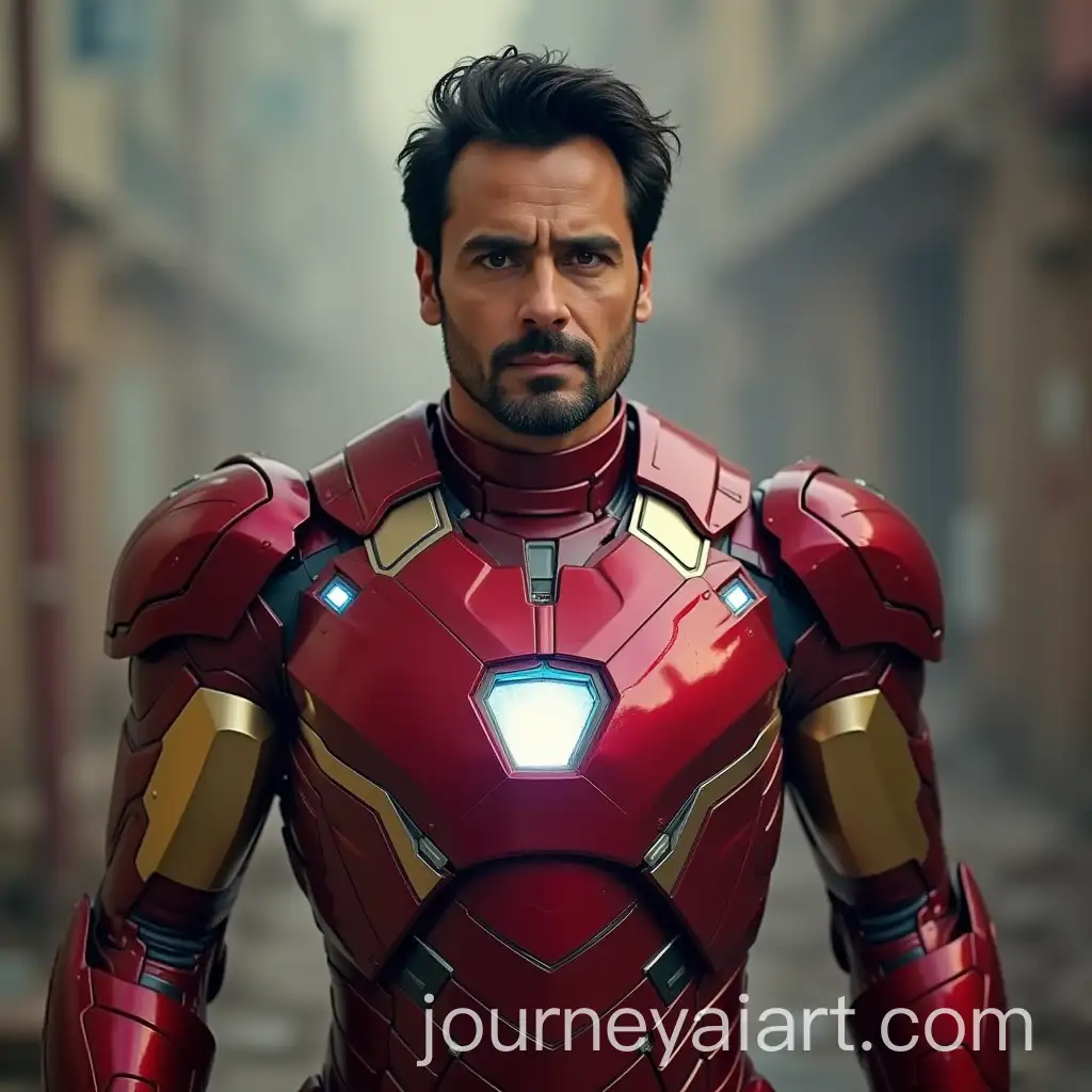 Indian-Opposition-Leader-Rahul-Gandhi-as-Iron-Man-in-Avengers-Movie-Background
