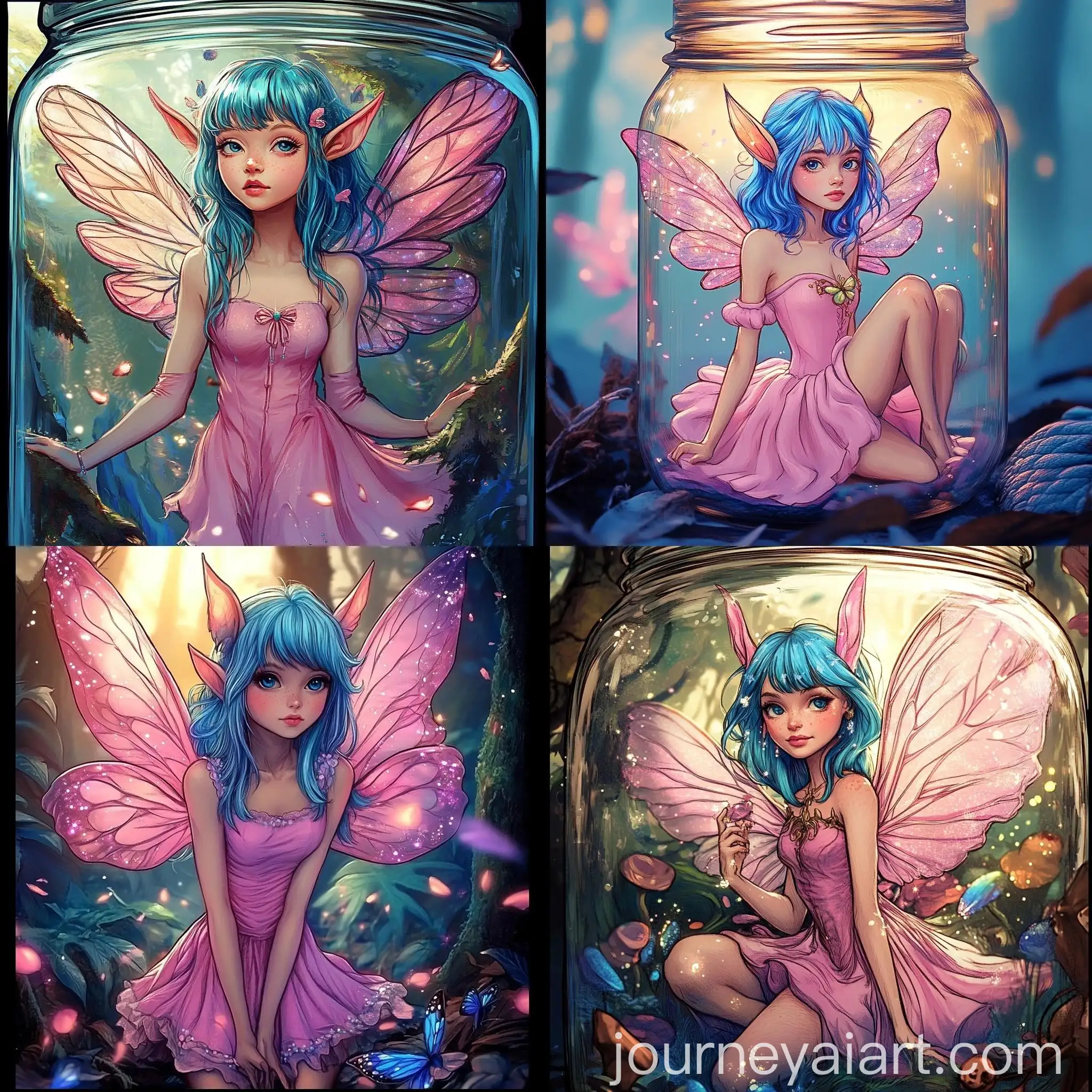 Fairy-Trapped-in-Glass-Jar-Fantasy-Illustration