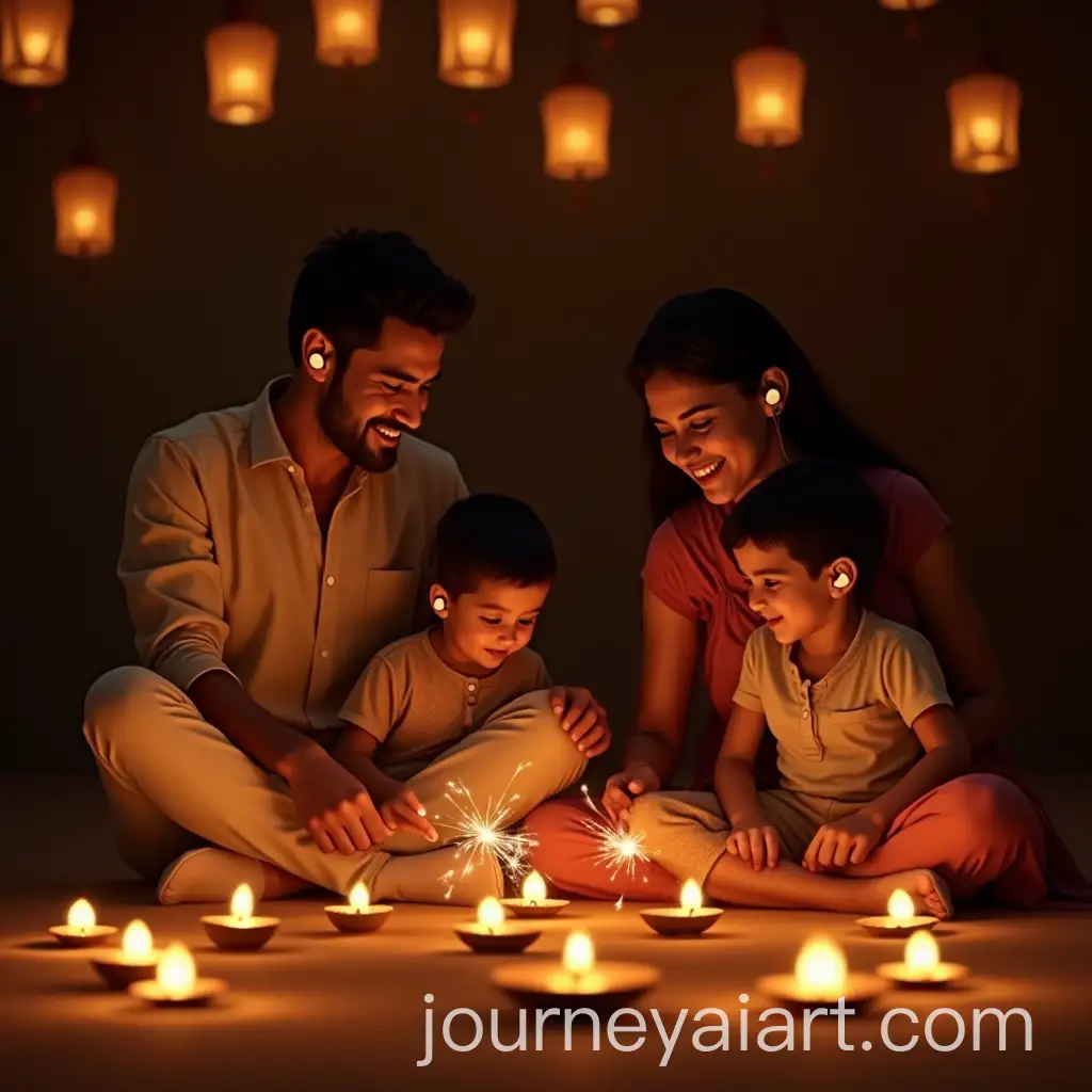 Joyful-Indian-Family-Celebrating-Diwali-with-Diyas-and-Sparklers