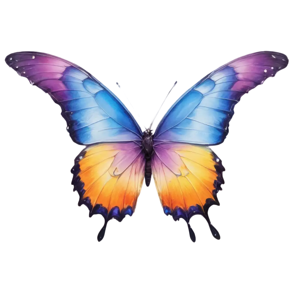 Vibrant-Abstract-Butterfly-PNG-A-HyperRealistic-Oil-Painting-for-Stunning-Visuals