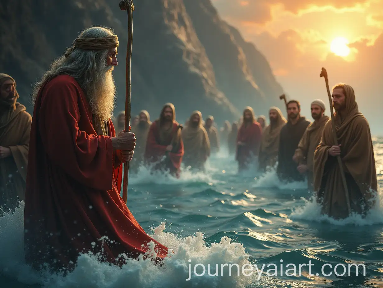 God-Instructing-Noah-to-Build-the-Ark-Before-the-Flood