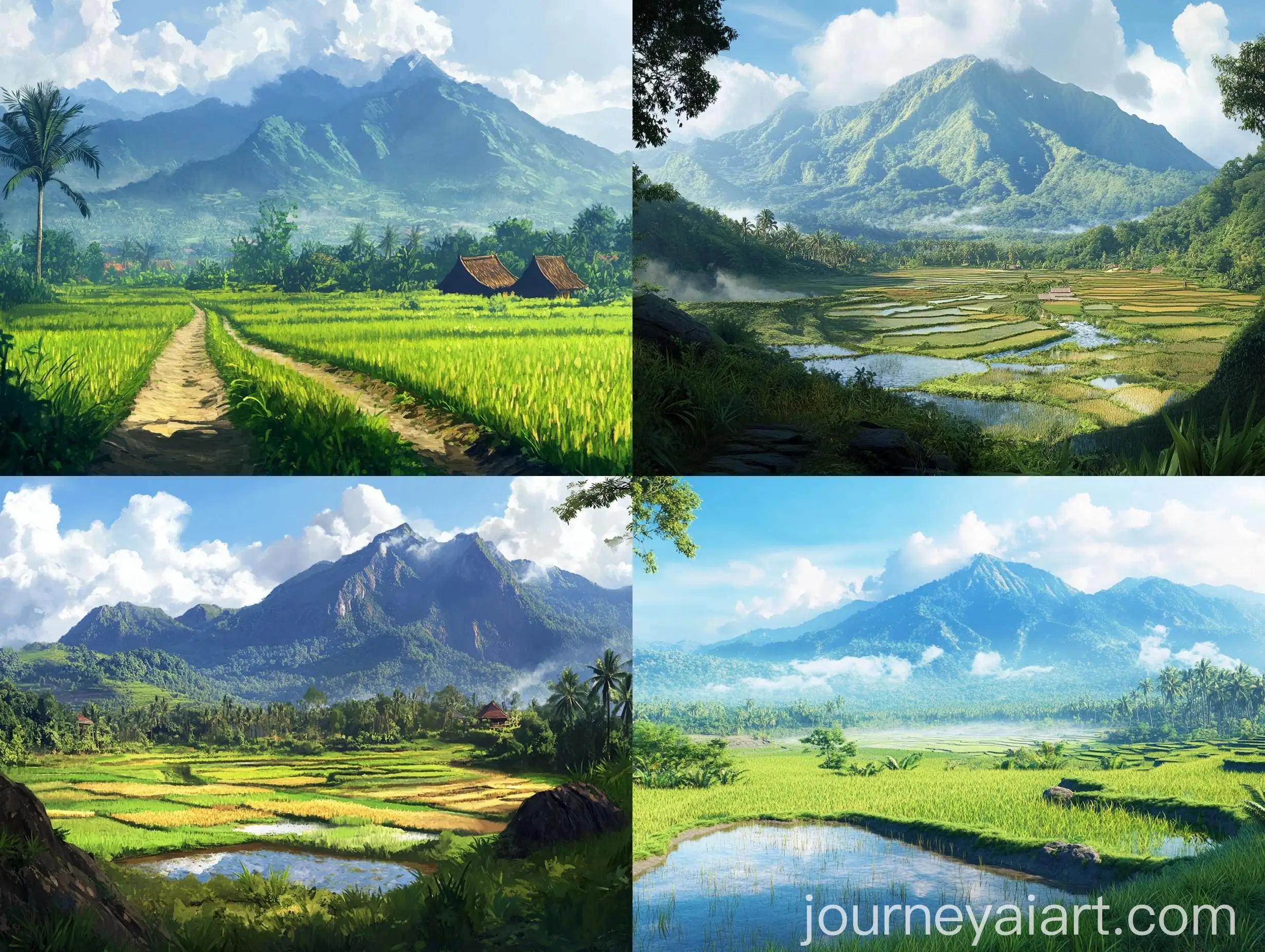 Scenic-Indonesian-Countryside-with-Rice-Fields-and-Mountains