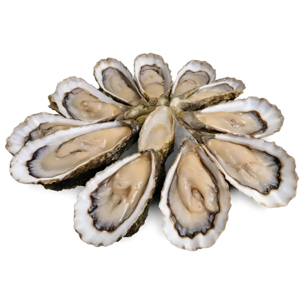 Oysters-Ready-PNG-Image-HighQuality-Graphic-for-Seafood-and-Culinary-Projects