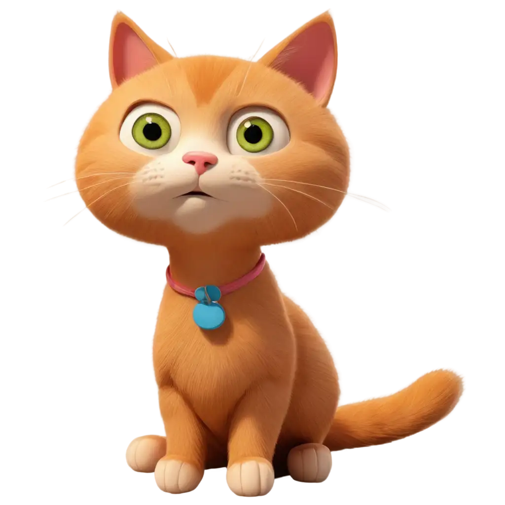 Ginger-Cartoon-Cat-PNG-Playful-and-Vibrant-Illustration