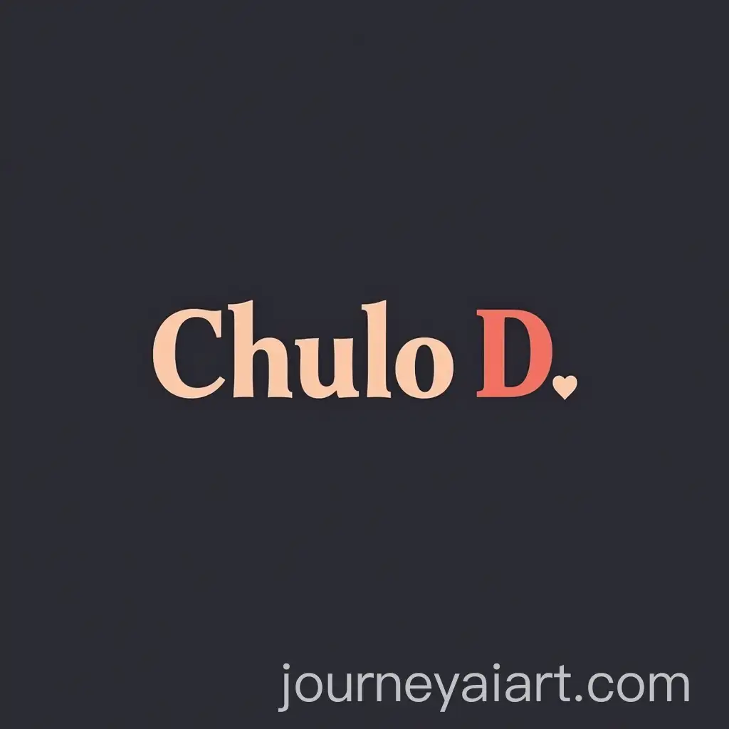 Chulo-D-Logo-Design-with-HeartAI-Image-Prompt-Expansion-Symbol-and-Bold-Text