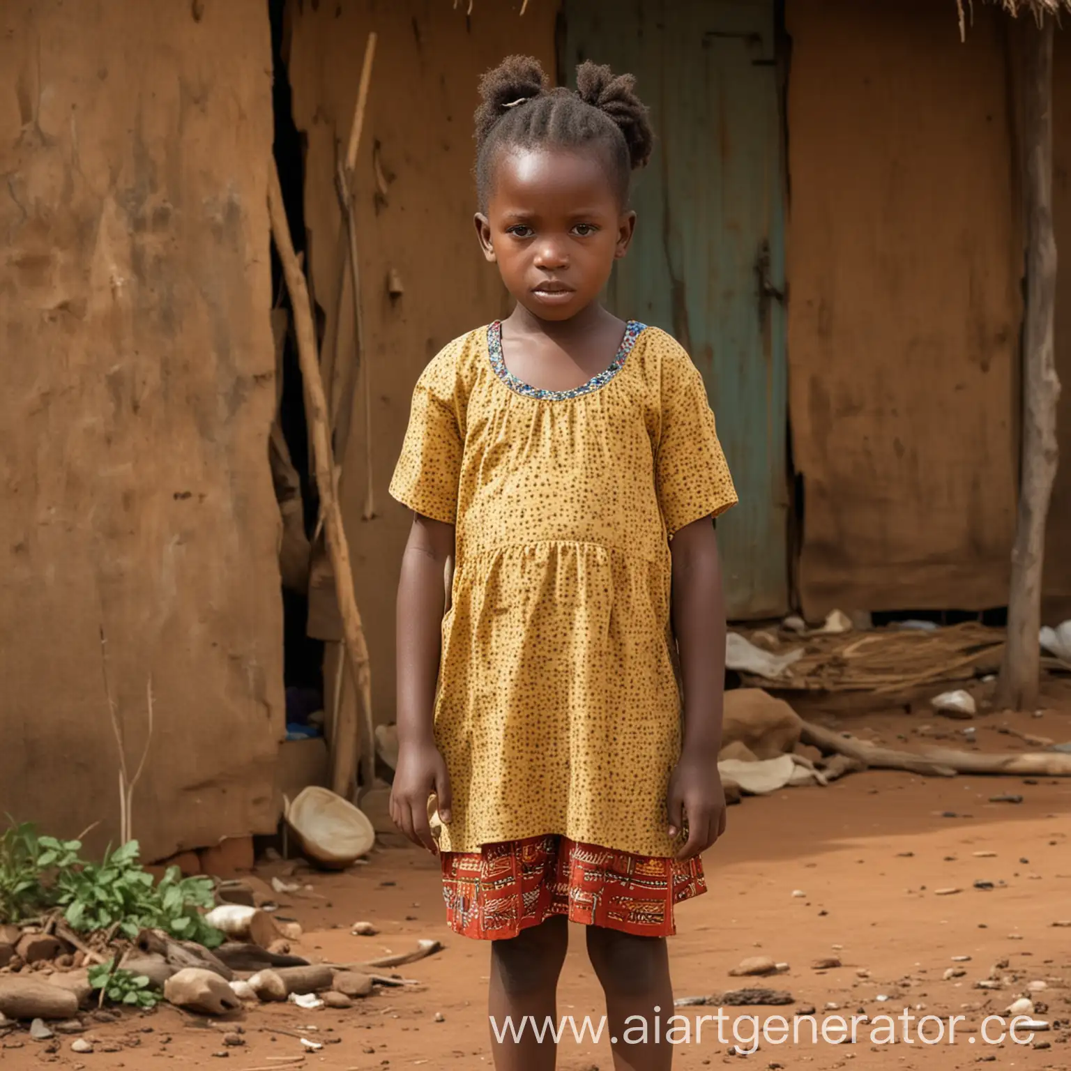 The-Story-of-a-Poor-Young-Girl-in-an-African-Setting