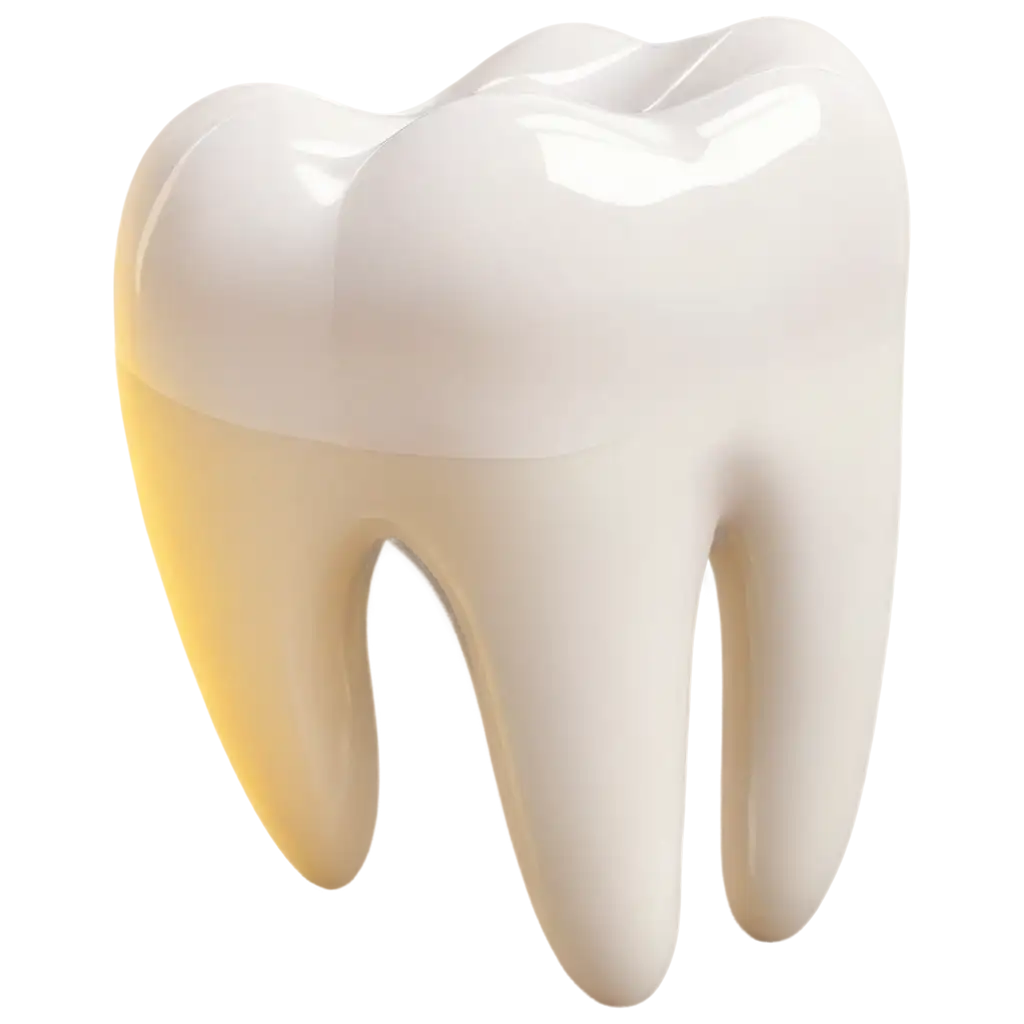 PNG-Image-of-a-Tooth-Divided-into-Good-and-Bad-Sides-White-vs-Yellow-for-Clear-Visual-Contrast