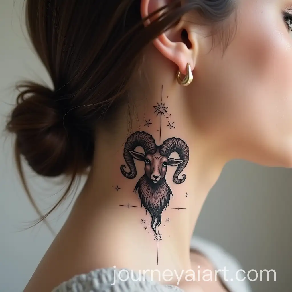 Subtle-Aries-Ram-Tattoo-Design-for-Neck