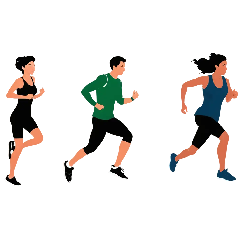 Vector-PNG-of-People-Running-HighQuality-Image-for-Versatile-Use