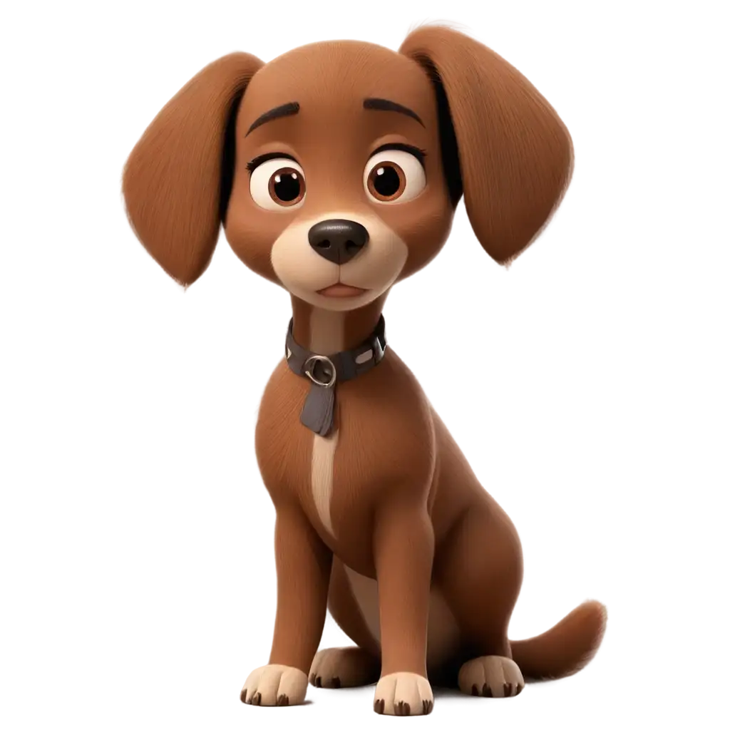 Adorable-Brown-Doggy-in-3D-Pixar-Animation-Style-PNG-Image-HighQuality-Visuals