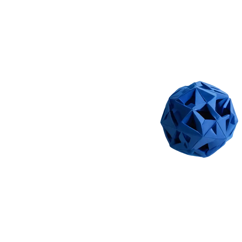 PNG-Image-of-Dark-Blue-Geometric-Decoration-Object-Dodecahedron-Viewed-from-Above