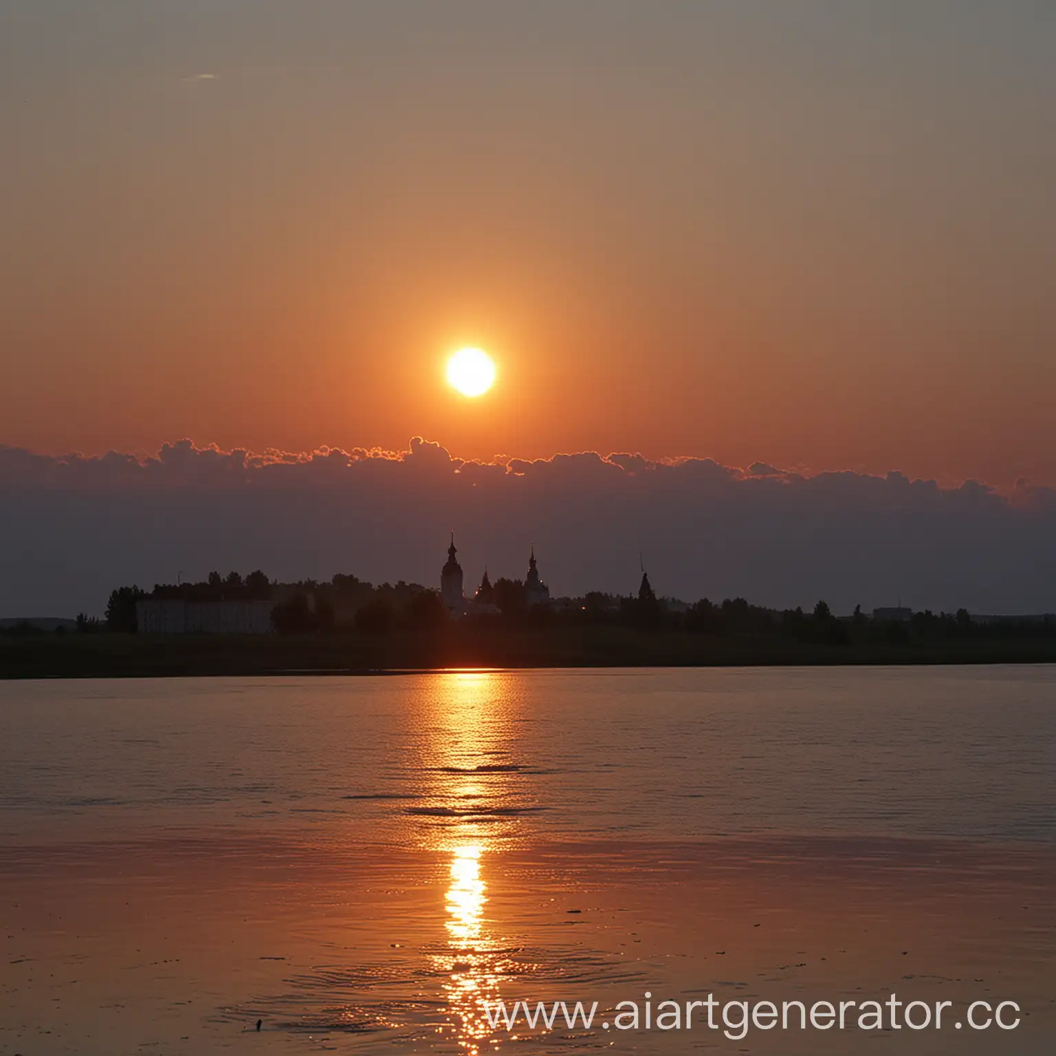 Summer-Sunset-in-Russia-Golden-Light-over-Rural-Landscape